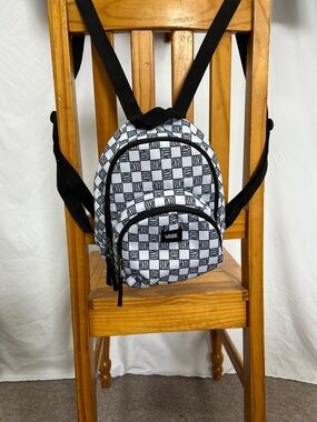 Van’s checkered logo mini backpack